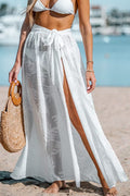 Women Sexy Split Beach Cover up Seaside Vacation Skirt Beach Cover Up