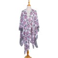 Romantic Rose Print Wear Sun Protective Blouse Swimsuit Cardigan Exclusive for