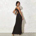 Suspender Beach Dress Women Solid Color Sleeveless Knitted Hollow Out Cutout Out Swimsuit Vacation Beach Dress Women Crochet hook