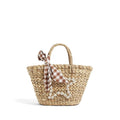 Straw Bag Woven Bag Beach Bag Summer Seaside Holiday Handmade Embroidery Mori Girl Bag