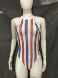 Color Matching Halter Sexy Mesh Bikini Sexy Swimsuit