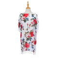 Women Fresh Floral Print Tassel All Match Blouse