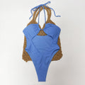 Swimwear Solid Color Sexy One Piece Swimsuit Women Bikini