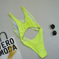 Bikini One Piece Swimsuit Hollow Out Cutout Sexy One Piece Swimsuit Tie Dye