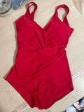 Swimsuit Women One Piece Swimming Pleated Swimsuit