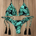 Printed Bikini Tied Swimsuit