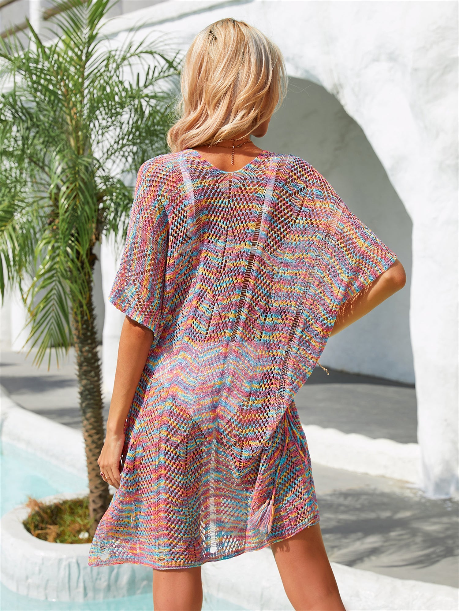Women Summer Women Beach Sweaters Loose Beach Cover Up Vacation Clothes