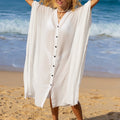 Sunscreen Coat Solid Color Loose Breathable See through Casual Extended Shirt Sun Protection Long Cardigan