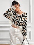 Women Summer New Crocheted Hollow Tassel Mat Crochet hook