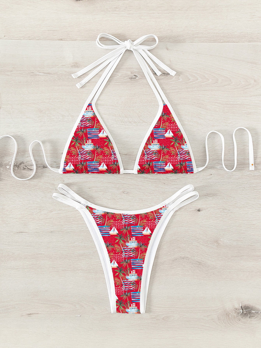 Bikini Swimsuit Women Sexy Halter Bikini Swimsuit