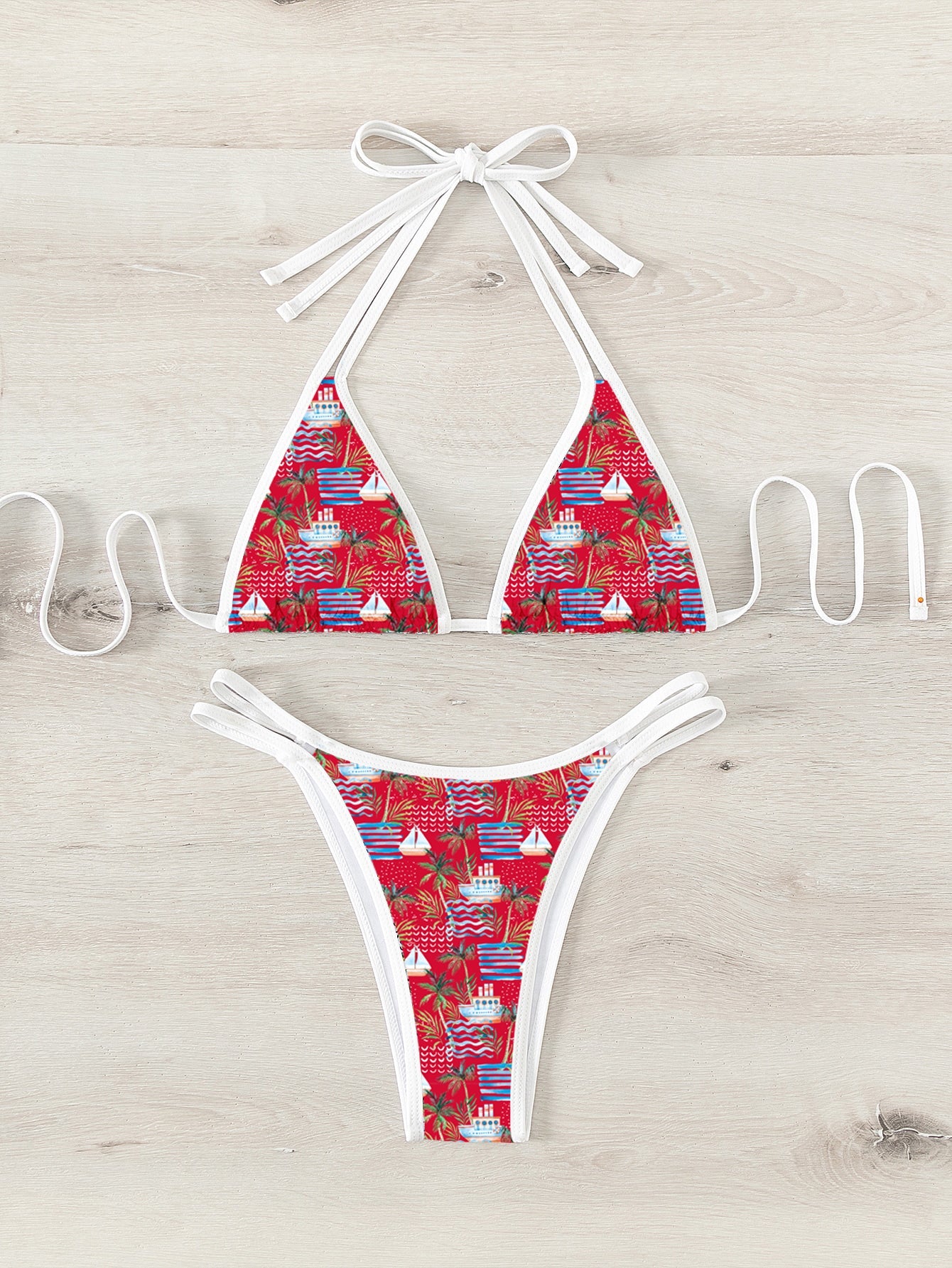 Bikini Swimsuit Women Sexy Halter Bikini Swimsuit