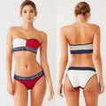 Swimwear Contrast Color Bikini Swimsuit Split Swimsuit Bikini Spot