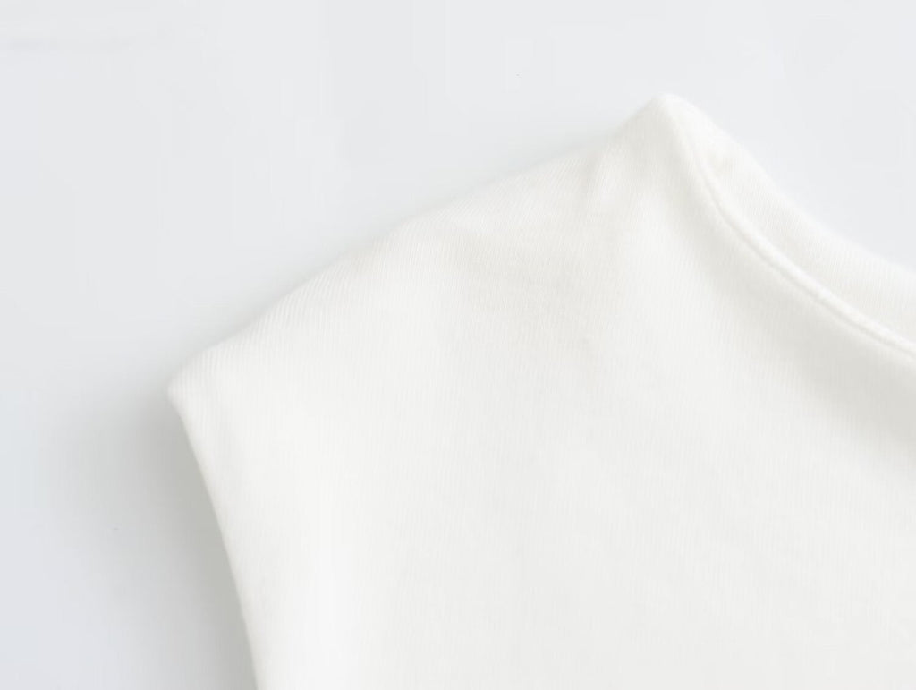 Spring Women Clothing Simple Sleeveless Boat Collar Cotton Jumpsuit