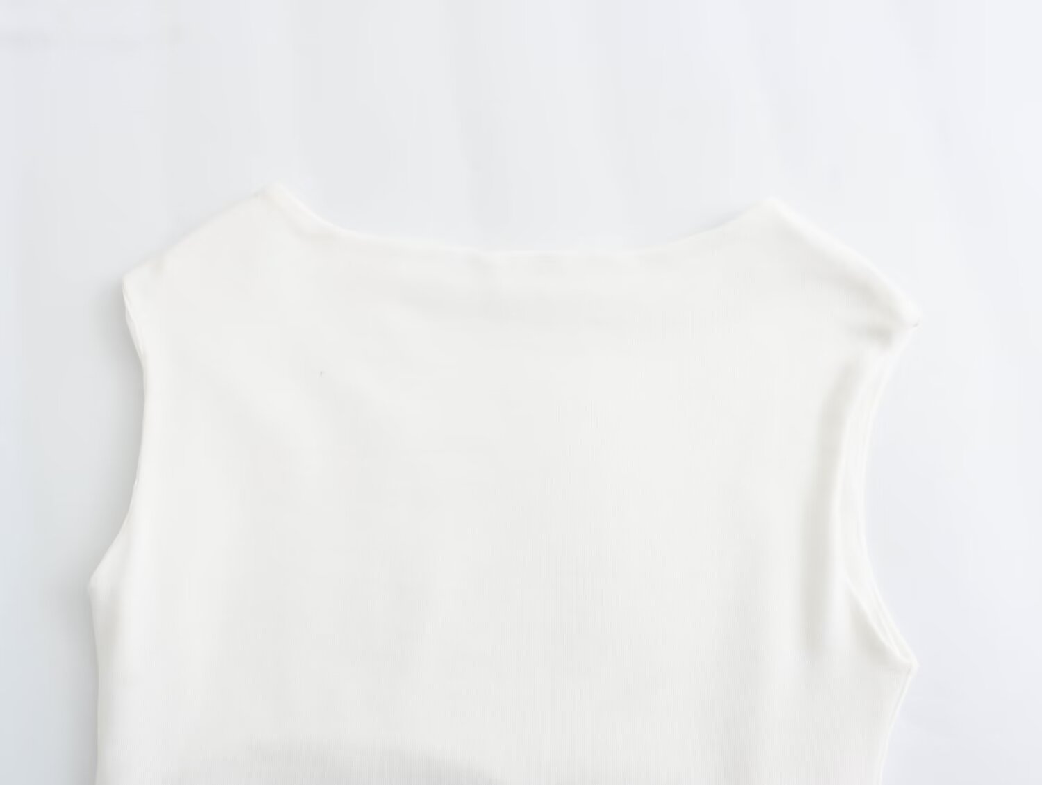 Spring Women Clothing Simple Sleeveless Boat Collar Cotton Jumpsuit