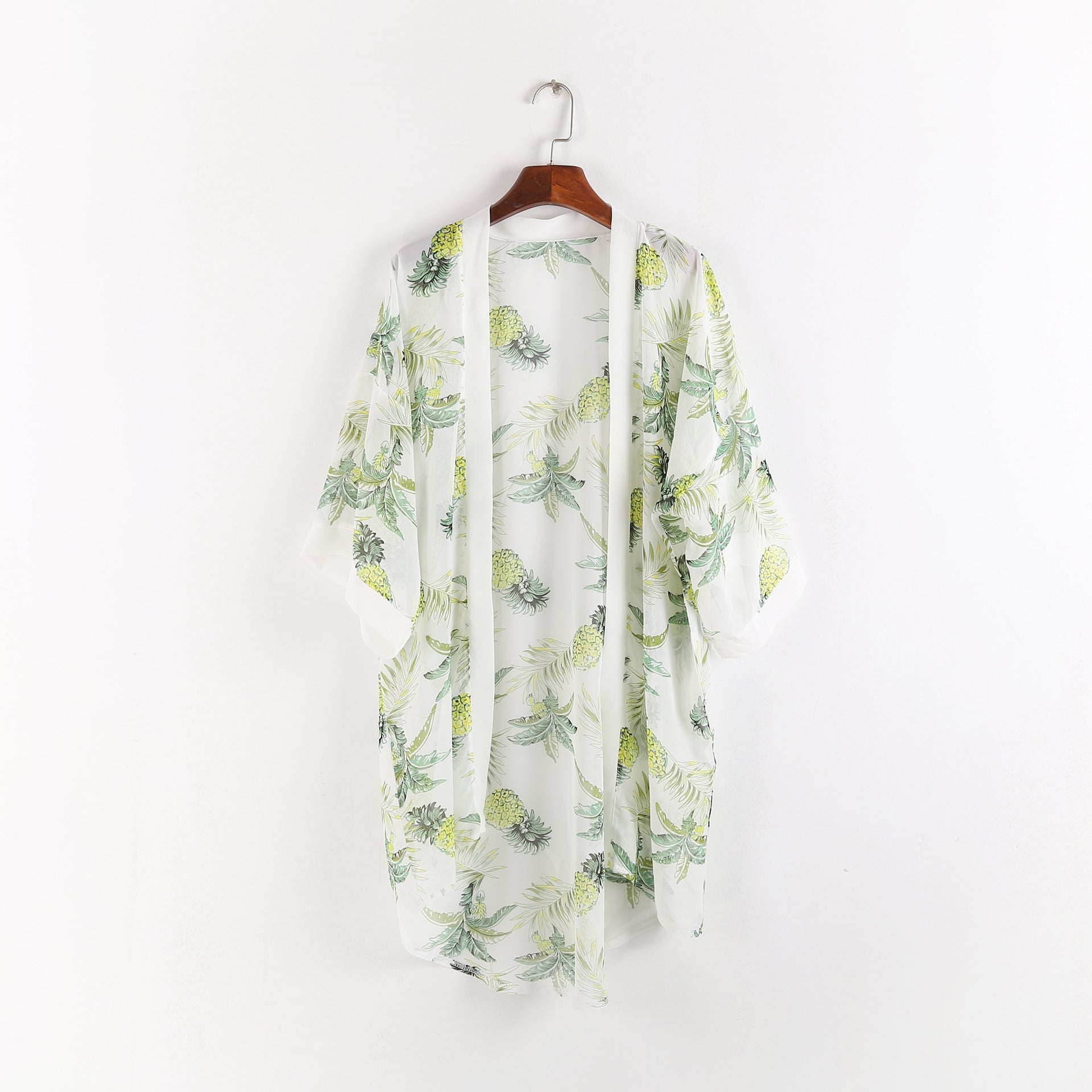 Pineapple Travel All Match Beach Sun Protection Cardigan Blouse