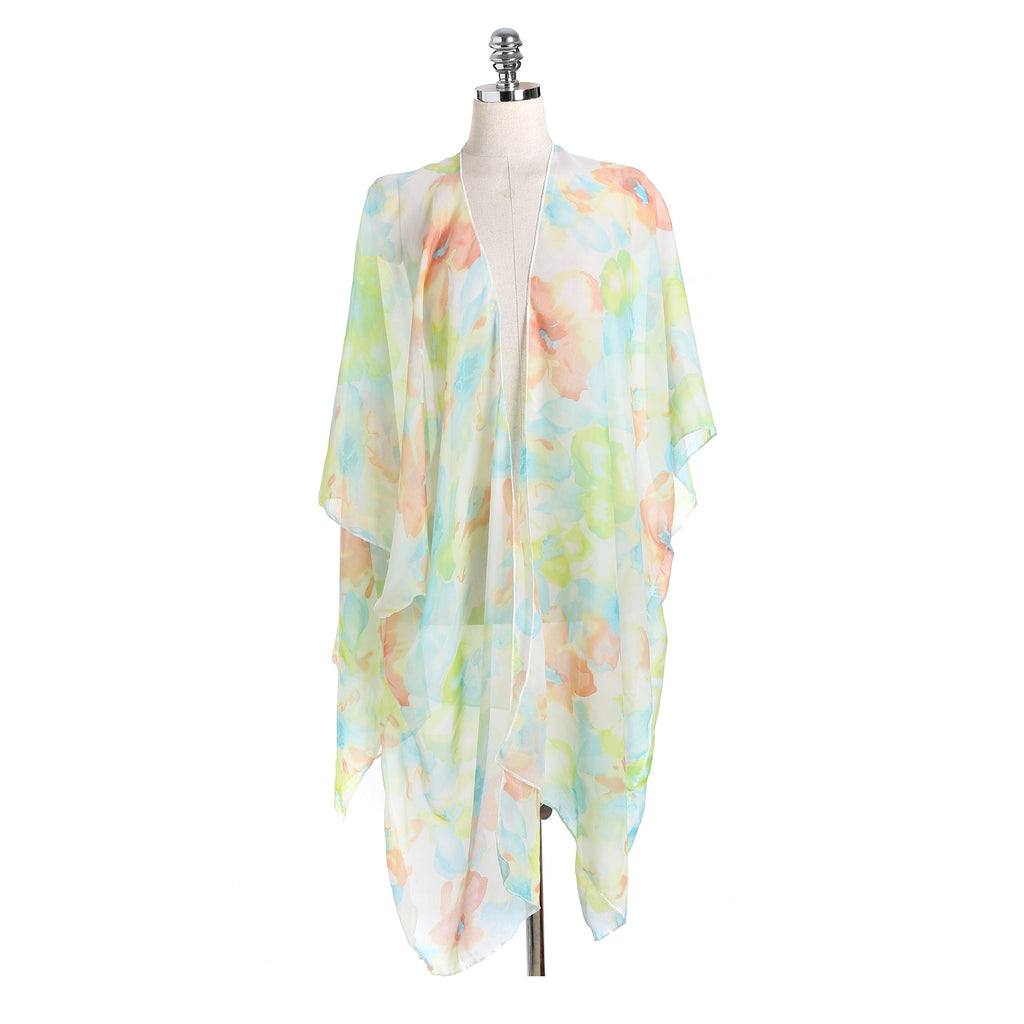 Beach Seaside Floral Overclothes Blouse Small Coat Bikini Jacket Long Women Direct