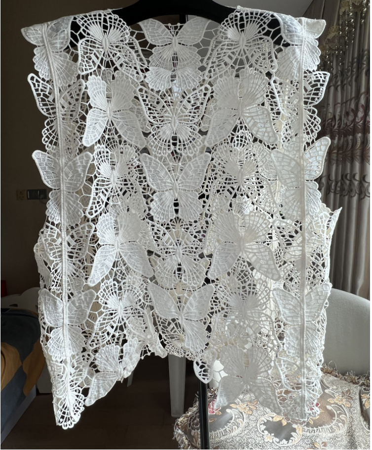 Cutout Sleeveless Blouse Crochet hook