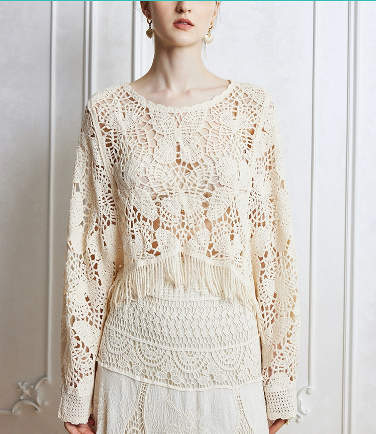 Women Spring And Autumn Solid Color Long Sleeve Blouse