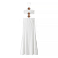 Summer Women Clothing off Shoulder Sexy Cutout Dress