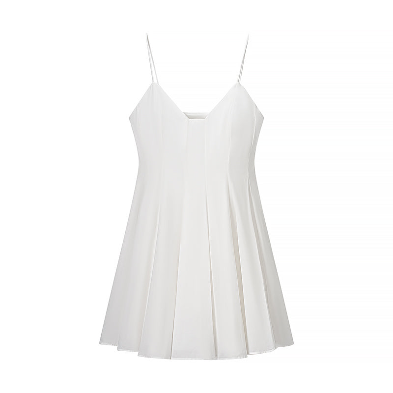 Summer Women Clothing Sexy Young Sexy Wear Waist Trimming Short Sling Dress