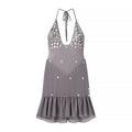Summer Women Clothing Sexy Sexy Slim Shell Halter Short Dress