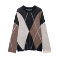 Casual Diamond Shaped Sweater