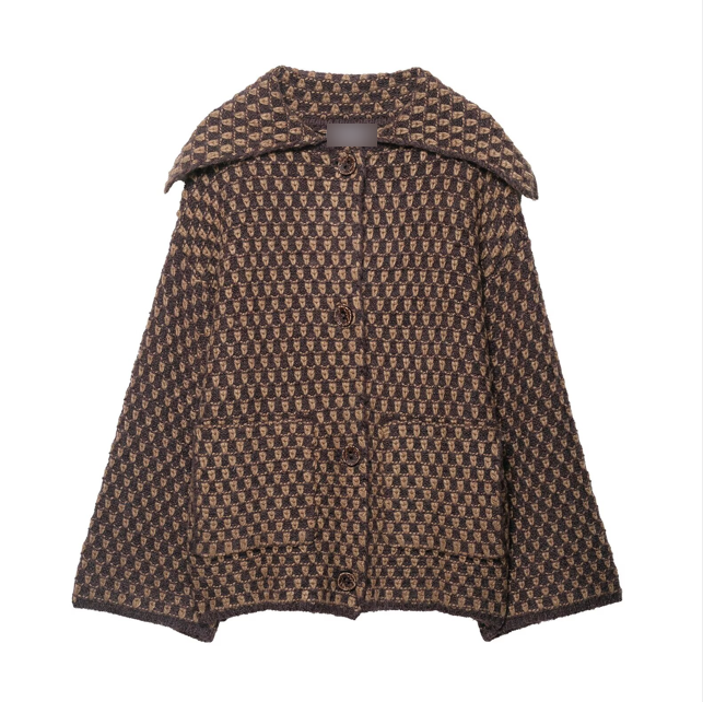 Women Clothing at Fashionable Elegant Knitted Coat