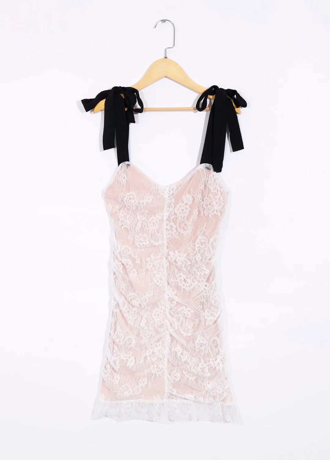 Summer Lace Cami Dress Niche Lace Strap Hepburn Cami Dress Very Fairy Slim White Dress