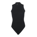 Women Clothing Basic All Matching Bottoming Vest Cold Shoulder Sleeveless High Waist Bodysuit Summer Hair