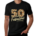 50 Year Woman Leopard Fabulous 50th Birthday  Durable T-Shirt