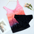 Women Split-Body Swimsuit Plus Size Swimwear Women Two-piece Belly in Bathing Suit tankini
