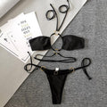 Push Up Bikini Set Swimsuit Women Sexy String Bathing Suits Solid Swimwear