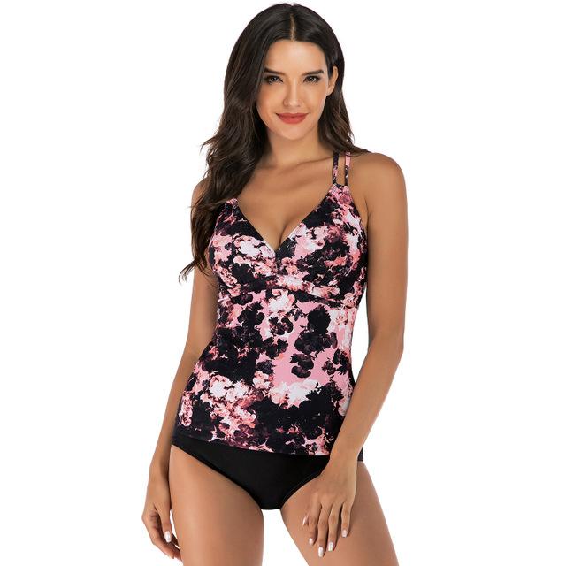 Swimsuit Women Sexy Solid Color Swimsuit Women Split Swimsuit