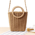 Fresh Hand Carrying Crossbody Dual-Use Woven Bag Vacation Beach Straw Bag Women Paper Bag