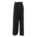 Retro Minority Irregular Asymmetric High Waist Wide Leg Pants Loose Office Trousers