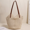 Shoulder Cotton Thread Woven Bag Casual Straw Bag Vacation Beach Bag All Matching Niche Women Bag