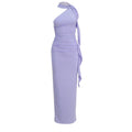 Elegant Women Clothing One Shoulder Sexy Tight Backless Sexy High Waist Strap Dress for Women