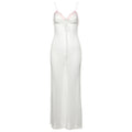 Spring Women Clothing Sexy Lace V neck Backless Bow Sling Dress