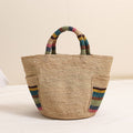 High Grade Raffia Portable Straw Weaved Bag Color Outer Pocket Straw Bag Woven Bag Women Seaside Vacation Beach Bag
