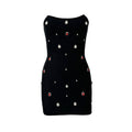 Exquisite Rhinestone Special Interest Design Tube Top Bandage Dress Party Gathering Tuxedo Dress