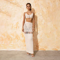 Beach Hollow Out Cutout out Suit Women Solid Color Knitted Sexy Bikini Swimsuit Blouse Sun Protective Clothing Crochet hook Crochet hook Crochet hook