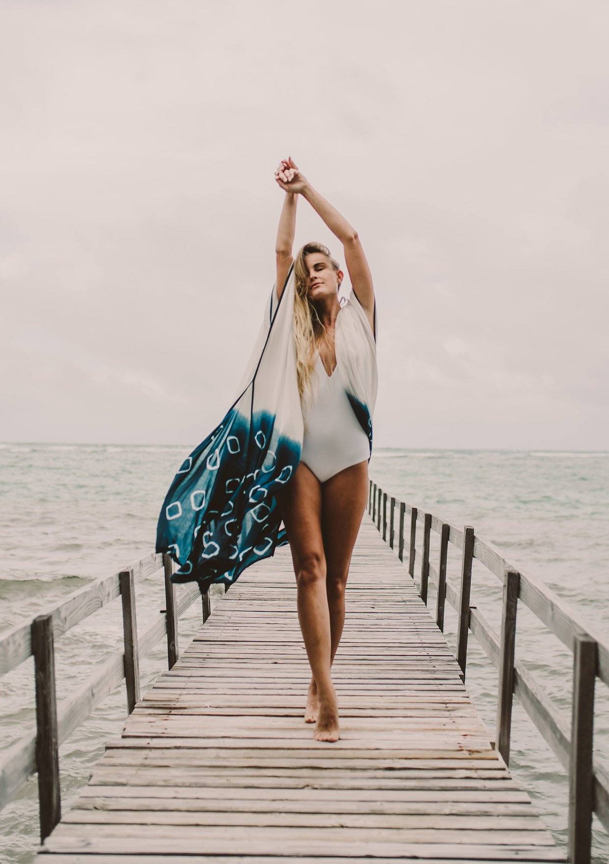 Rayon Printed Cardigan Vacation Casual Beach Bikini Cover