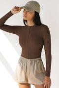 Women Clothing Jumpsuit Skinny Knitted Top Jumpsuit Zipper Top Shorts