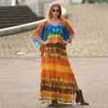 Rayon Positioning Printing Beach Cover up Loose Vacation Dress Beach Cover Up Colors