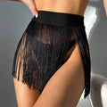 Swimsuit Sexy Tassel Little Short Dress Beach Vacation Beach Cover Up Swimming Trunks Skirt