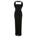 Spring Women Clothing Sexy Solid Color Backless Slim Fit Halter Tube Top Dress
