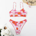 Swimsuit Sexy Print Tight Split Bikini Swimsuit Women Bikini