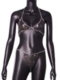 Supply Women Clothes Plum Blossom Rhinestone Sexy Bikini