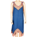 One Size Fits All Hand Crocheting Wool Yarn Slub Cotton Camisole Sleeveless Beach Maxi Dress