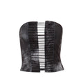 Summer Women Sexy Cutout Adult Lady like Woman Sexy off Shoulder Retro Tube Top Vest